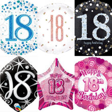 Load image into Gallery viewer, 18th Foil Balloon Bouquet - UpUpNAwayBalloons