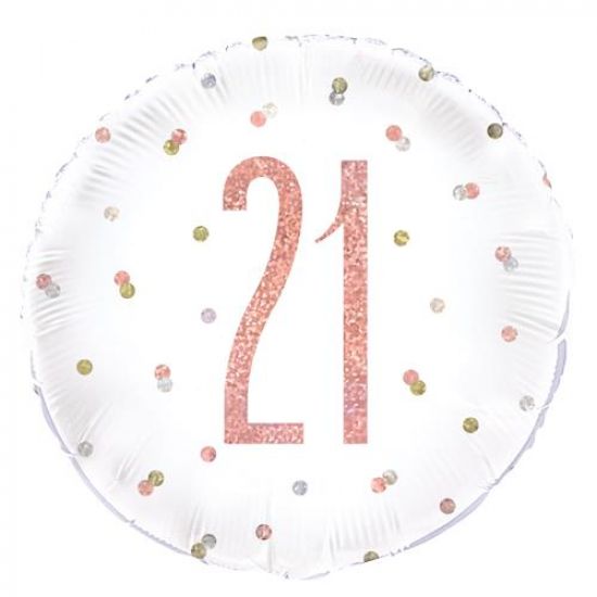 21st Foil Balloon Bouquet - UpUpNAwayBalloons