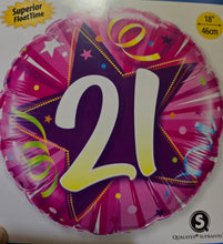 Load image into Gallery viewer, 21st Foil Balloon Bouquet - UpUpNAwayBalloons