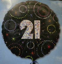 Load image into Gallery viewer, 21st Foil Balloon Bouquet - UpUpNAwayBalloons