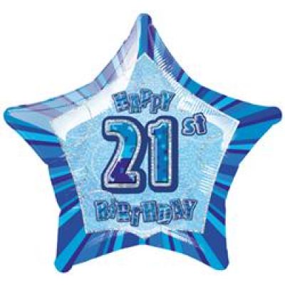 21st Foil Balloon Bouquet - UpUpNAwayBalloons