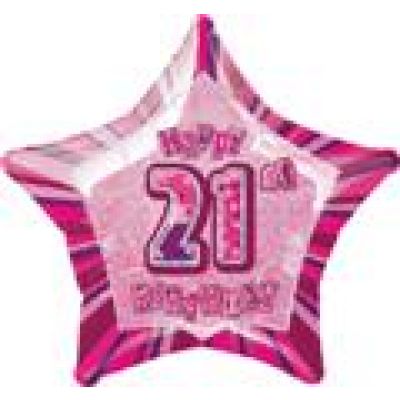21st Foil Balloon Bouquet - UpUpNAwayBalloons