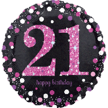 Load image into Gallery viewer, 21st Foil Balloon Bouquet - UpUpNAwayBalloons