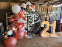 Load image into Gallery viewer, 21st Light Up Hire Numbers - Not available to hire without a Balloon Garland - UpUpNAwayBalloons