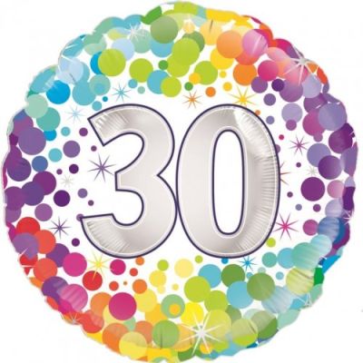 30th Foil Balloon Bouquet - UpUpNAwayBalloons