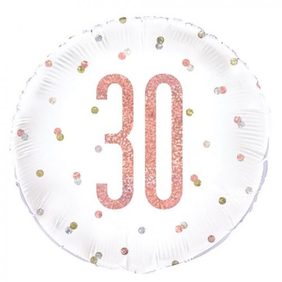 30th Foil Balloon Bouquet - UpUpNAwayBalloons