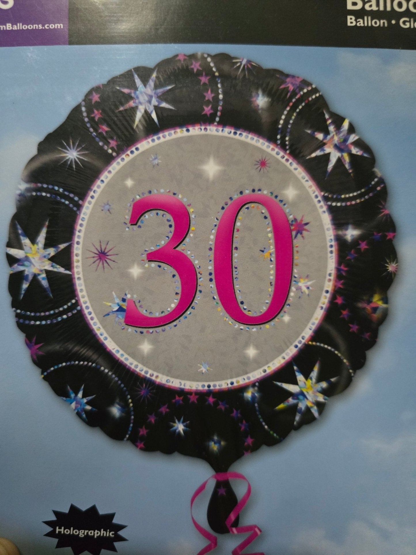 30th Foil Balloon Bouquet - UpUpNAwayBalloons