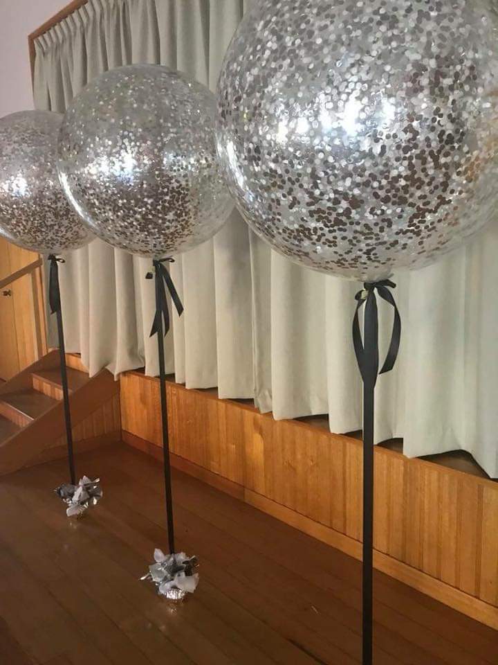 3ft Confetti Balloon by UpUpNAwayBalloons