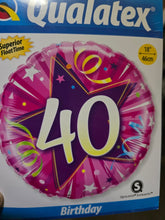 Load image into Gallery viewer, 40th Foil Balloon Bouquet - UpUpNAwayBalloons