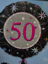 Load image into Gallery viewer, 50th Foil Balloon Bouquet - UpUpNAwayBalloons