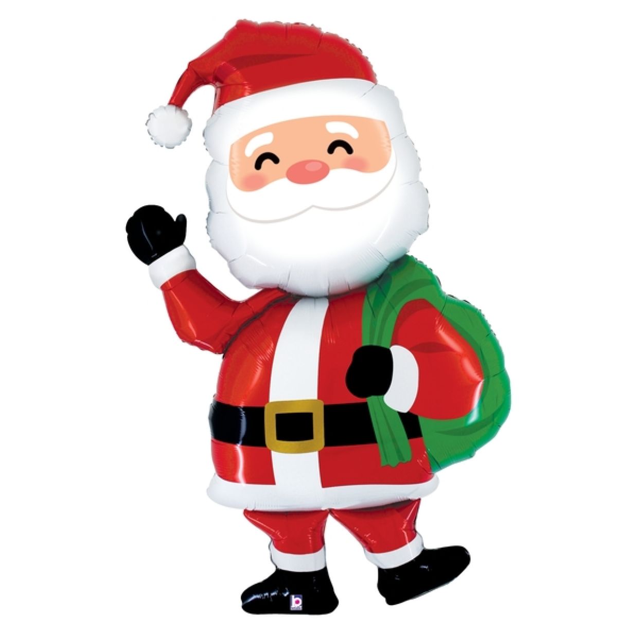 5ft (152cm) Tall Helium Santa Balloon - UpUpNAwayBalloons