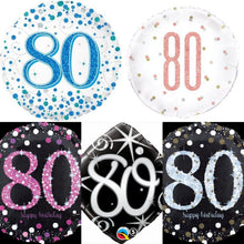 Load image into Gallery viewer, 80th Foil Balloon Bouquet - UpUpNAwayBalloons