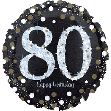 Load image into Gallery viewer, 80th Foil Balloon Bouquet - UpUpNAwayBalloons