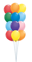 Load image into Gallery viewer, Balloon Bouquet Plain (Ranging from 3 Balloons - 12 Balloons) by UpUpNAwayBalloons