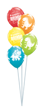 Load image into Gallery viewer, Balloon Bouquet Printed (Ranging from 3 Balloons - 12 Balloons) by UpUpNAwayBalloons