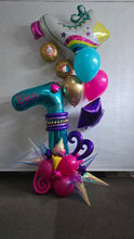 Load image into Gallery viewer, Balloon Marquee Stacks - Single Balloon Number - UpUpNAwayBalloons