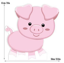 Load image into Gallery viewer, Barn Yard Animals - For hire with our backdrops and Organic Balloon Garlands for little ones Birthdays . - UpUpNAwayBalloons