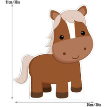 Load image into Gallery viewer, Barn Yard Animals - For hire with our backdrops and Organic Balloon Garlands for little ones Birthdays . - UpUpNAwayBalloons