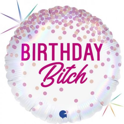 Birthday Bitch Helium Bouquet - UpUpNAwayBalloons