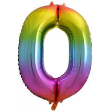 Load image into Gallery viewer, Bright Rainbow Numbers by UpUpNAwayBalloons