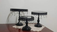 Load image into Gallery viewer, Cake stands for Hire (3 choices) (not available to hire without a backdrop and organic garlands) by UpUpNAwayBalloons