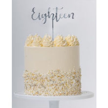 Load image into Gallery viewer, Cake Topper Eighteen (Gold, Rose Gold & Silver) - UpUpNAwayBalloons