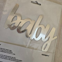 Load image into Gallery viewer, Cake Topper Oh Baby & Baby - UpUpNAwayBalloons
