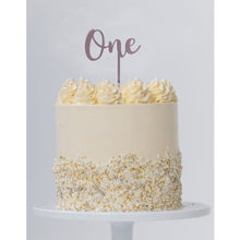 Load image into Gallery viewer, Cake Topper One (Gold, Rose Gold & Silver) - UpUpNAwayBalloons