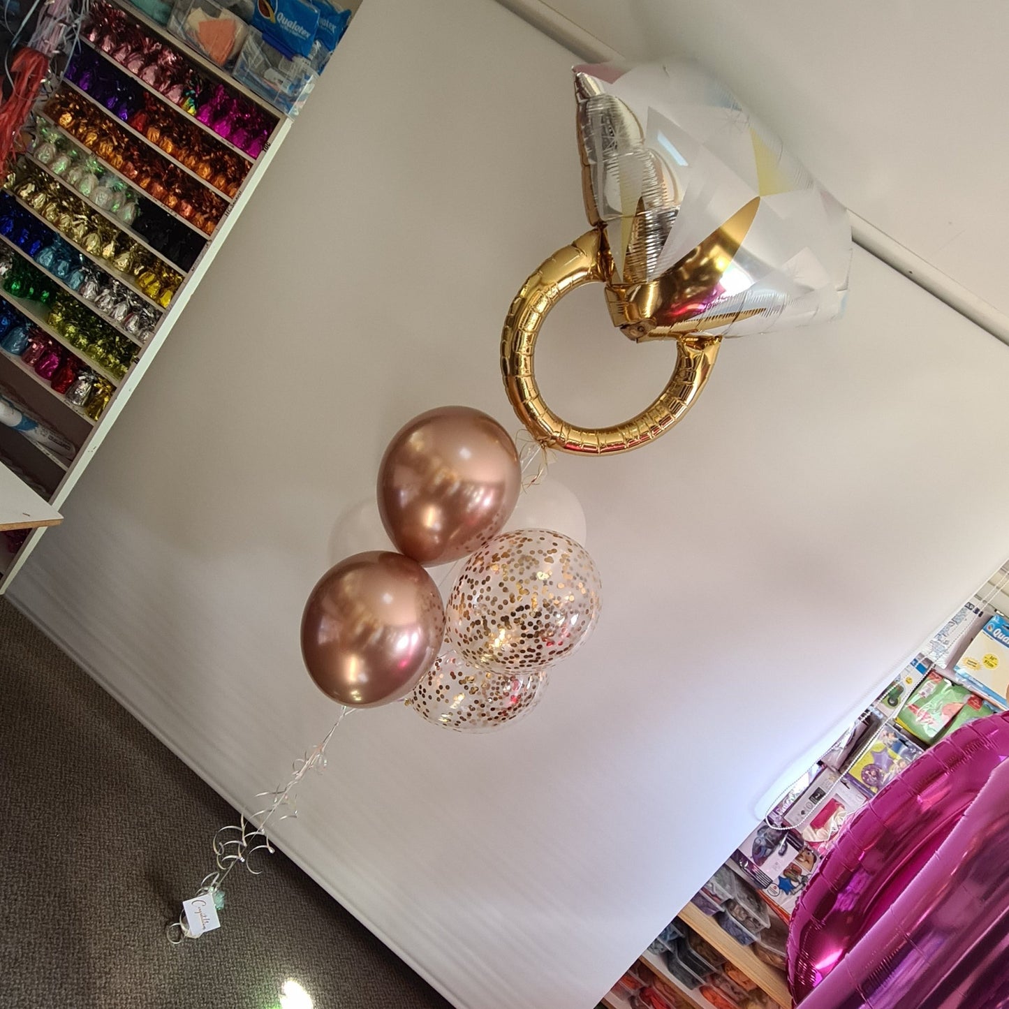Diamond Ring Balloon - UpUpNAwayBalloons