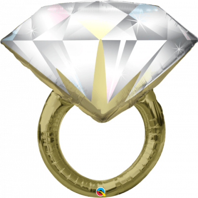 Diamond Ring Balloon - UpUpNAwayBalloons