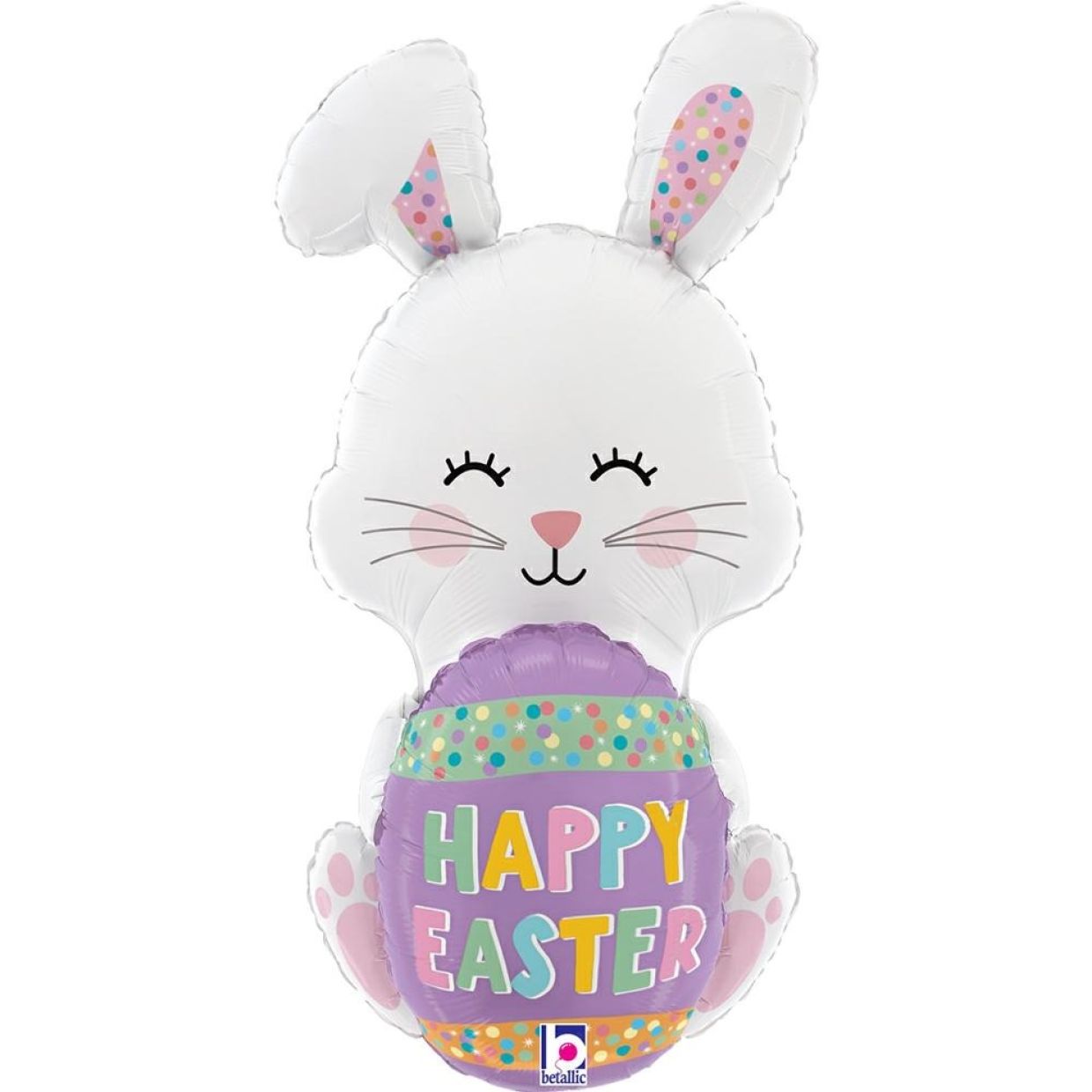 Easter Bunny & Egg Helium Balloon - UpUpNAwayBalloons