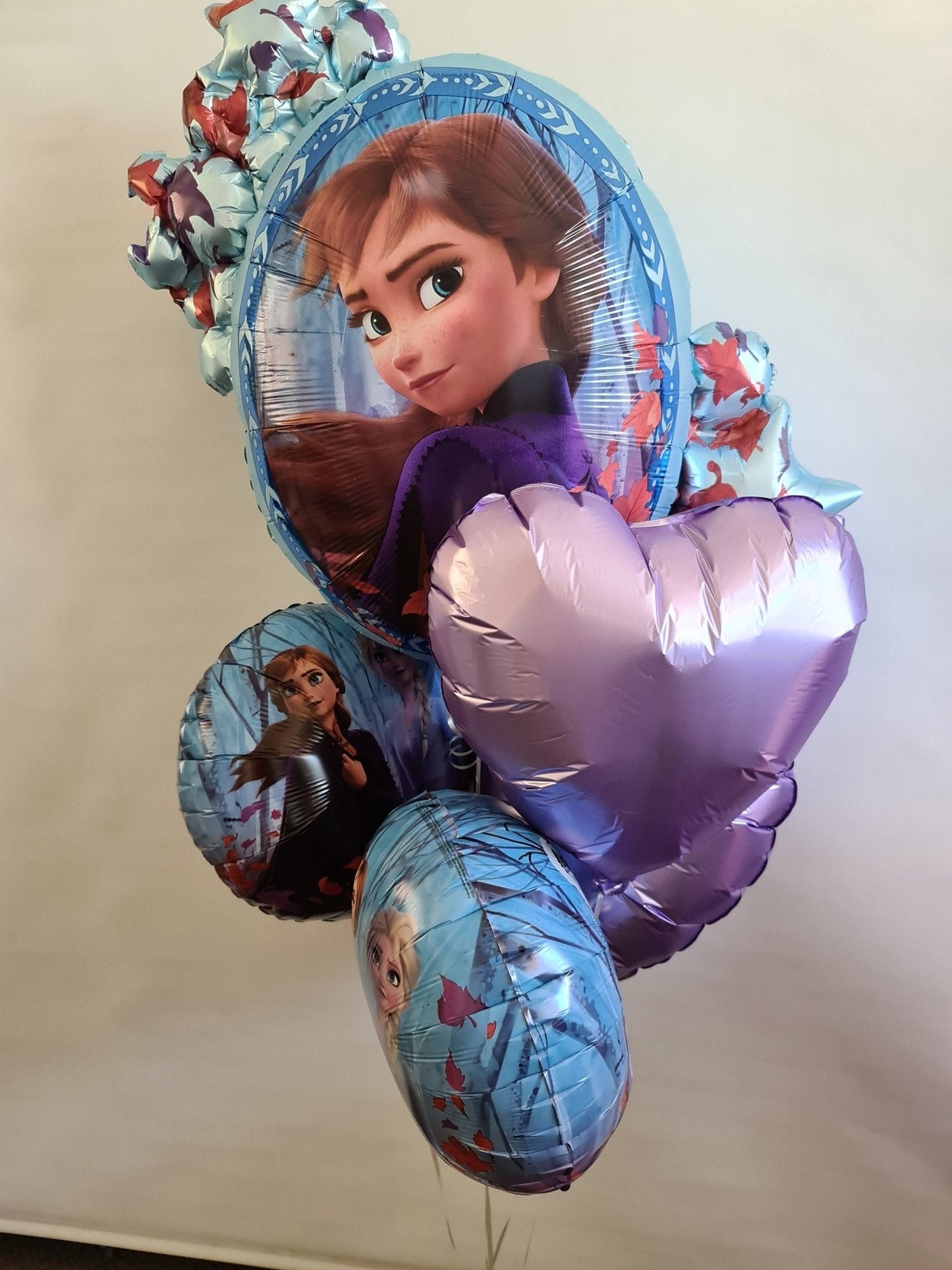 Frozen 2 Birthday Helium Balloon Bouquet by UpUpNAwayBalloons