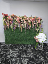 Load image into Gallery viewer, Greenery Wall Backdrop for Hire (2 styles to choose from) - Only available when ordering Balloon Garlands or flowers also - UpUpNAwayBalloons
