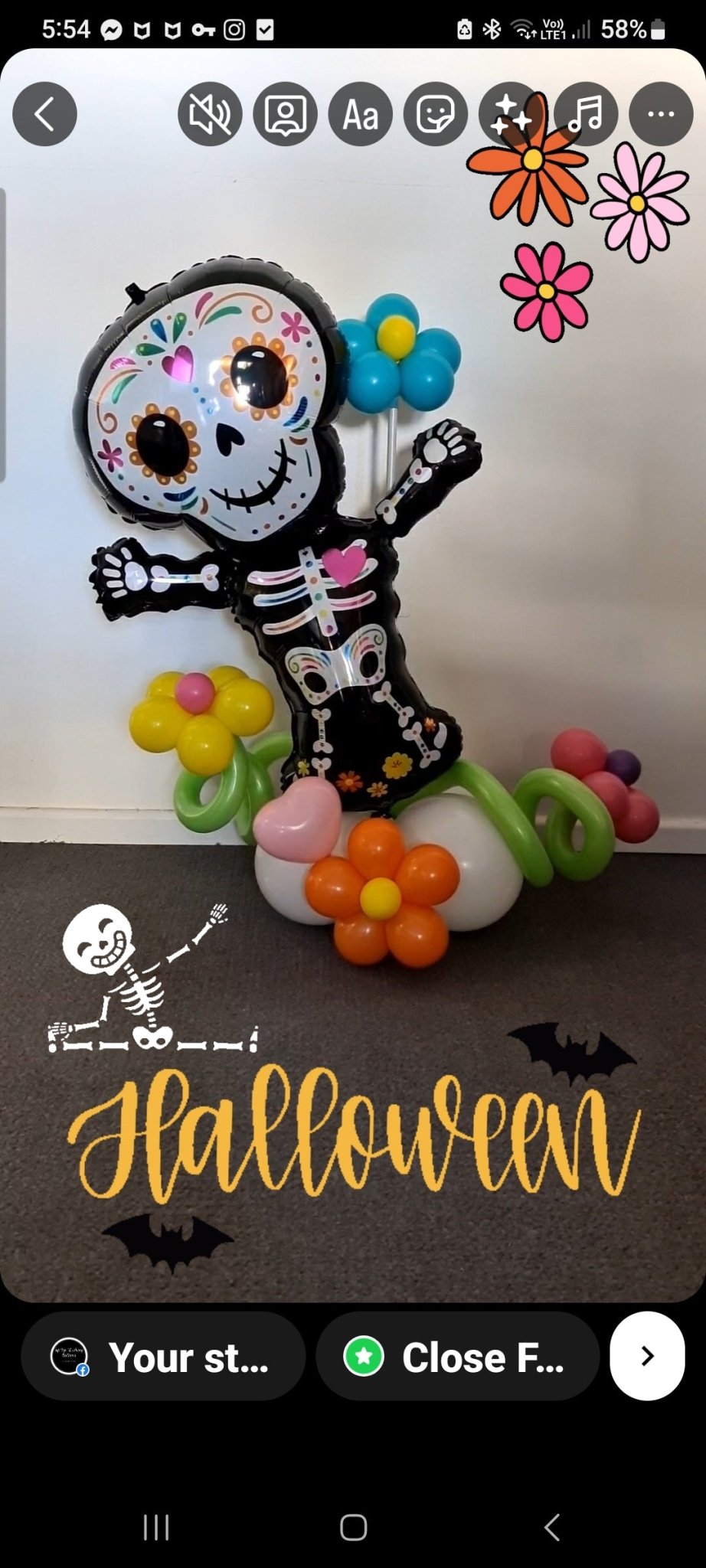 Halloween Past Decor Images - UpUpNAwayBalloons