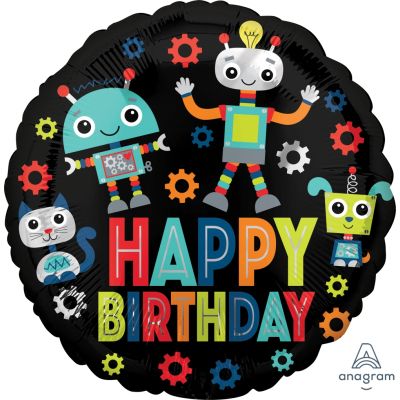 Happy Birthday Robotic - UpUpNAwayBalloons