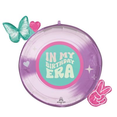 In my Birthday Era Supershape Helium Balloon - UpUpNAwayBalloons