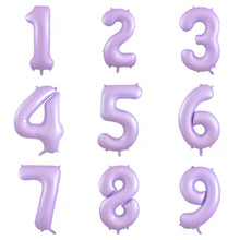 Load image into Gallery viewer, Lilac/Mauve Numbers - UpUpNAwayBalloons