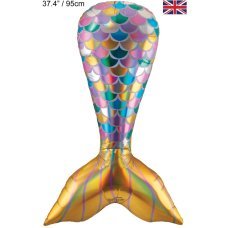 Mermaid Iridescent Tail - UpUpNAwayBalloons