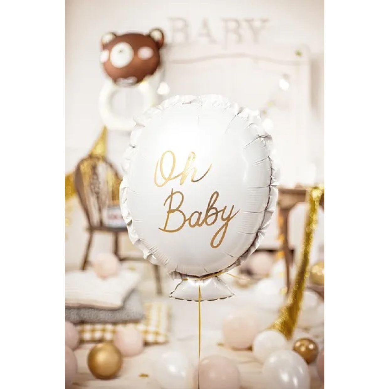 Oh Baby Foil Supershape Balloon - UpUpNAwayBalloons
