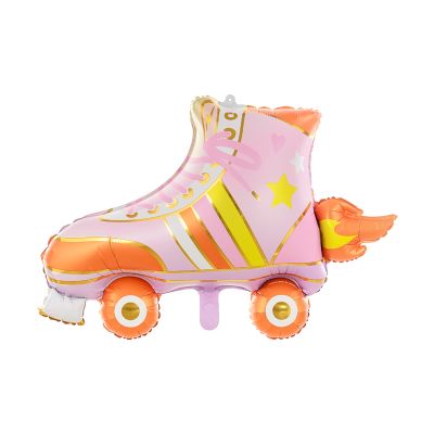 Pink Roller Skate Supershape Balloon - UpUpNAwayBalloons