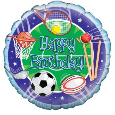 Sports theme 45cm Foil Balloon - UpUpNAwayBalloons