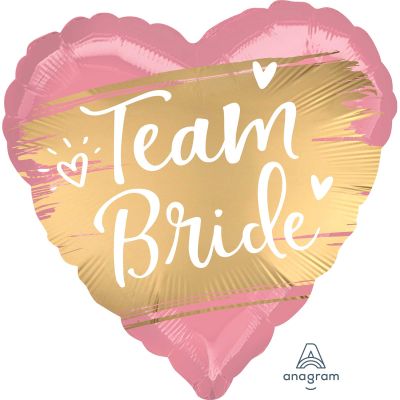 Team Bride 45cm Foil Balloon - UpUpNAwayBalloons