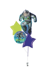 Load image into Gallery viewer, Toy Story / Buzz Lightyear Helium Balloon Bouquet - UpUpNAwayBalloons