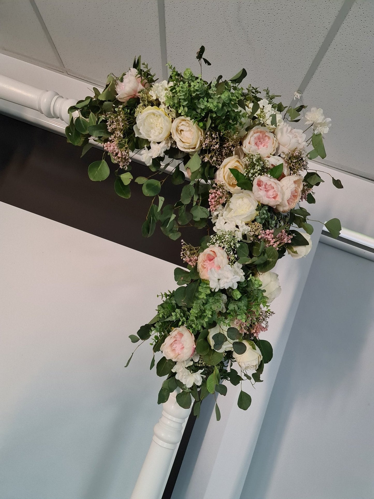 Wedding Arbour Flowers for Hire (Not available without hire of an Arbour with us) - UpUpNAwayBalloons