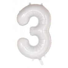 Load image into Gallery viewer, White Numbers - UpUpNAwayBalloons