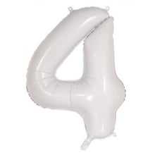 Load image into Gallery viewer, White Numbers - UpUpNAwayBalloons