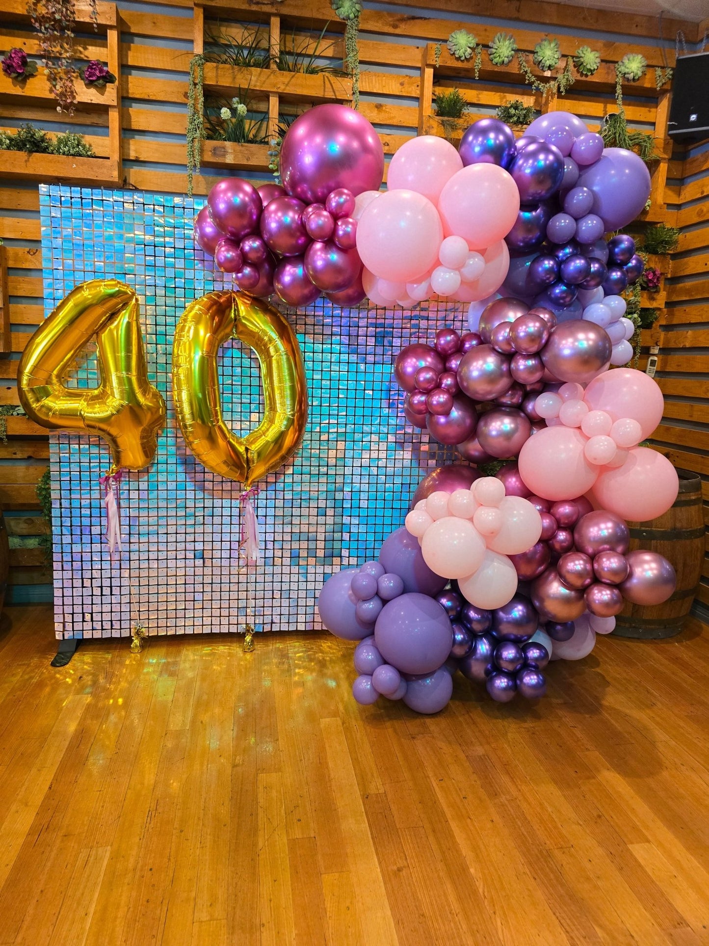 Year 2025 Organic Balloon Garlands (click on photo to view all photos) - UpUpNAwayBalloons