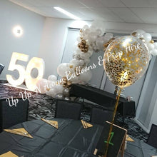 Load image into Gallery viewer, 50th Light Up Hire Numbers - Not available to hire without a Balloon Garland by UpUpNAwayBalloons