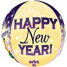 Happy New Year! Orbz Table Centerpiece - UpUpNAwayBalloons