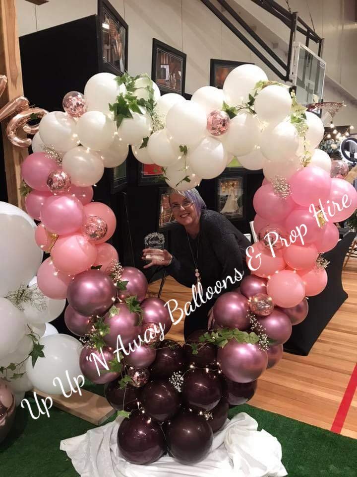 Organic Balloon Heart - UpUpNAwayBalloons